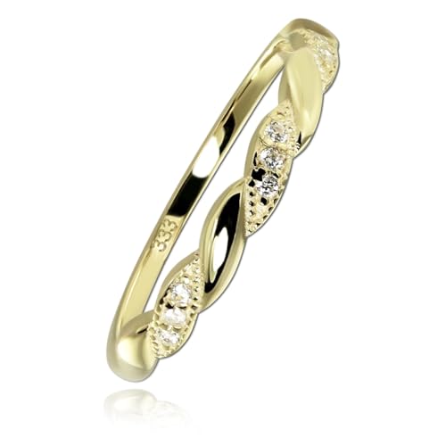 Balia Damen Ring aus 333 Gelbgold mit Zirkonia Gr.58 BGR060G58 Gold Ring von Balia