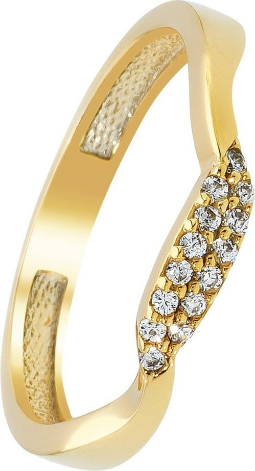 Balia Goldring Balia Ring Welle Gold Damen 8Kt Gr.56 (Fingerring), Damen Ringe, 56 (17,8) Welle, 333 Gelbgold - 8 Karat von Balia