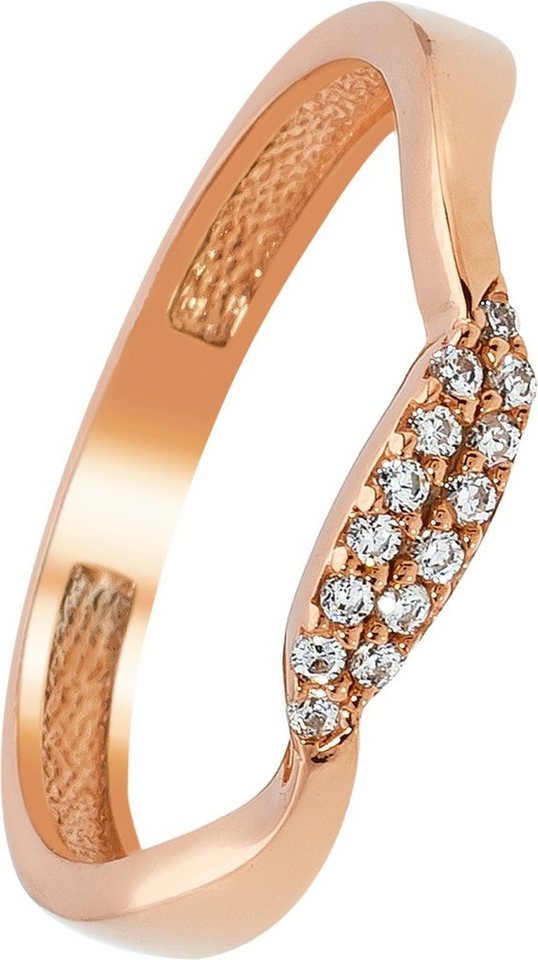 Balia Goldring Balia Ring Welle Damen 333 Rosegold (Fingerring), Fingerring Größe 56 (17,8), 333 Rosegold - 8 Karat (Welle rose) Gold 3 von Balia