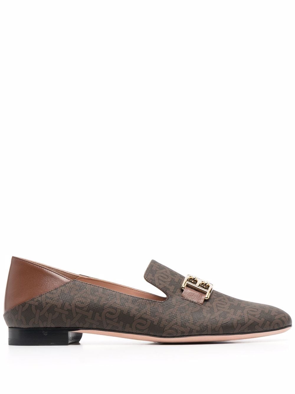 Bally Loafer mit Print - Braun von Bally