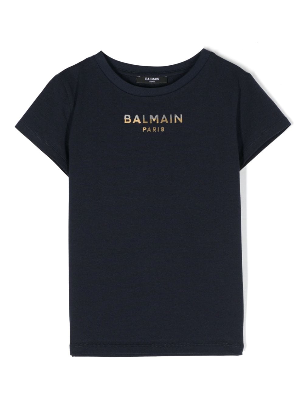 Balmain Kids T-Shirt mit Logo-Applikation - Blau von Balmain Kids