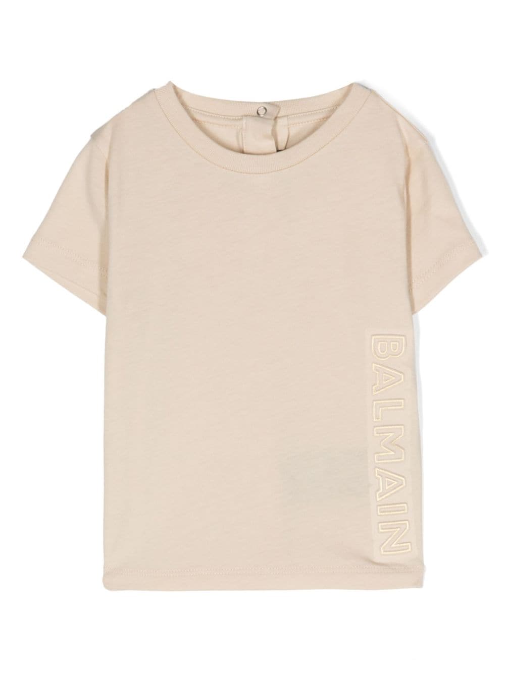 Balmain Kids T-Shirt mit Logo-Prägung - Nude von Balmain Kids