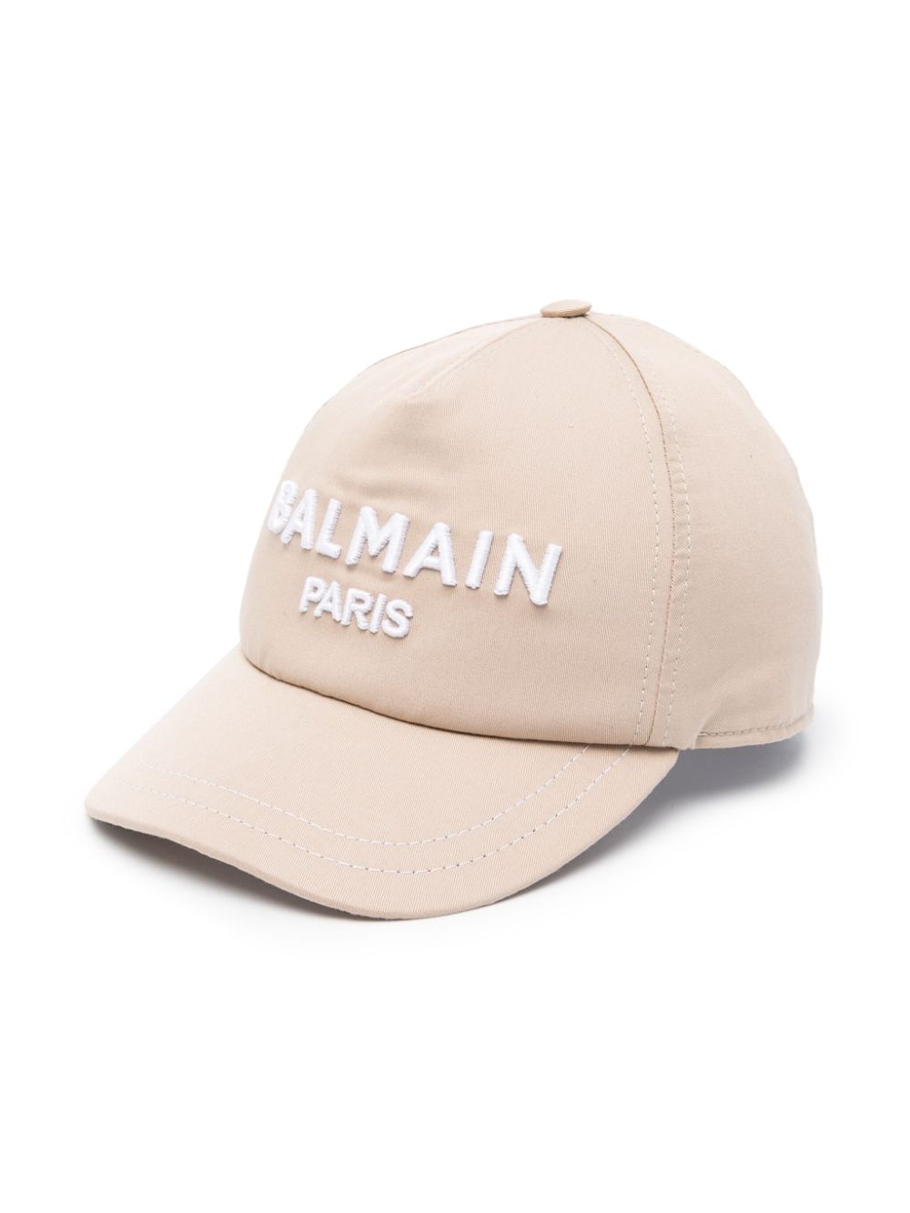 Balmain Kids Hut mit Logo-Stickerei - Nude von Balmain Kids