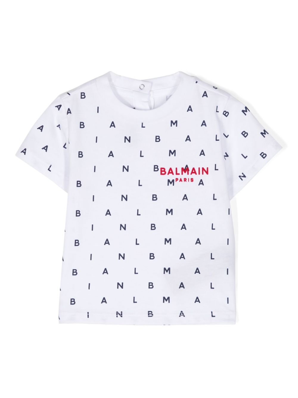 Balmain Kids T-Shirt mit Logo-Print - Weiß von Balmain Kids