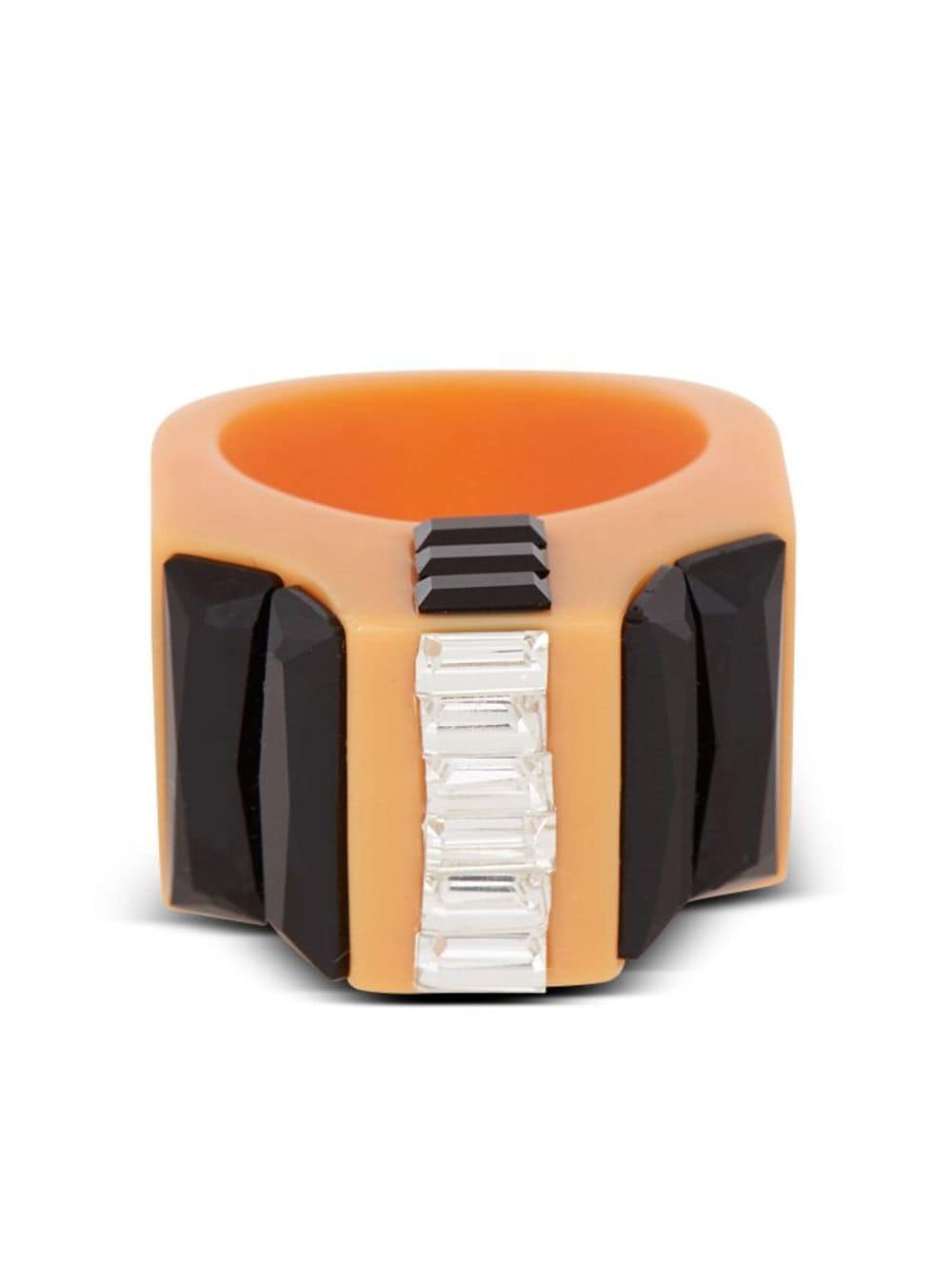 Balmain Ring mit Strass - Orange von Balmain