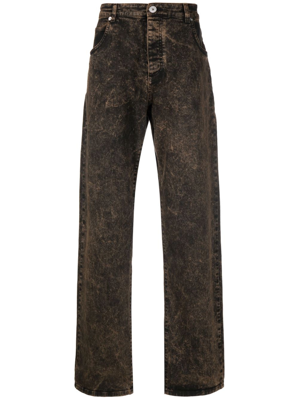 Balmain Jeans in Distressed-Optik - Schwarz von Balmain