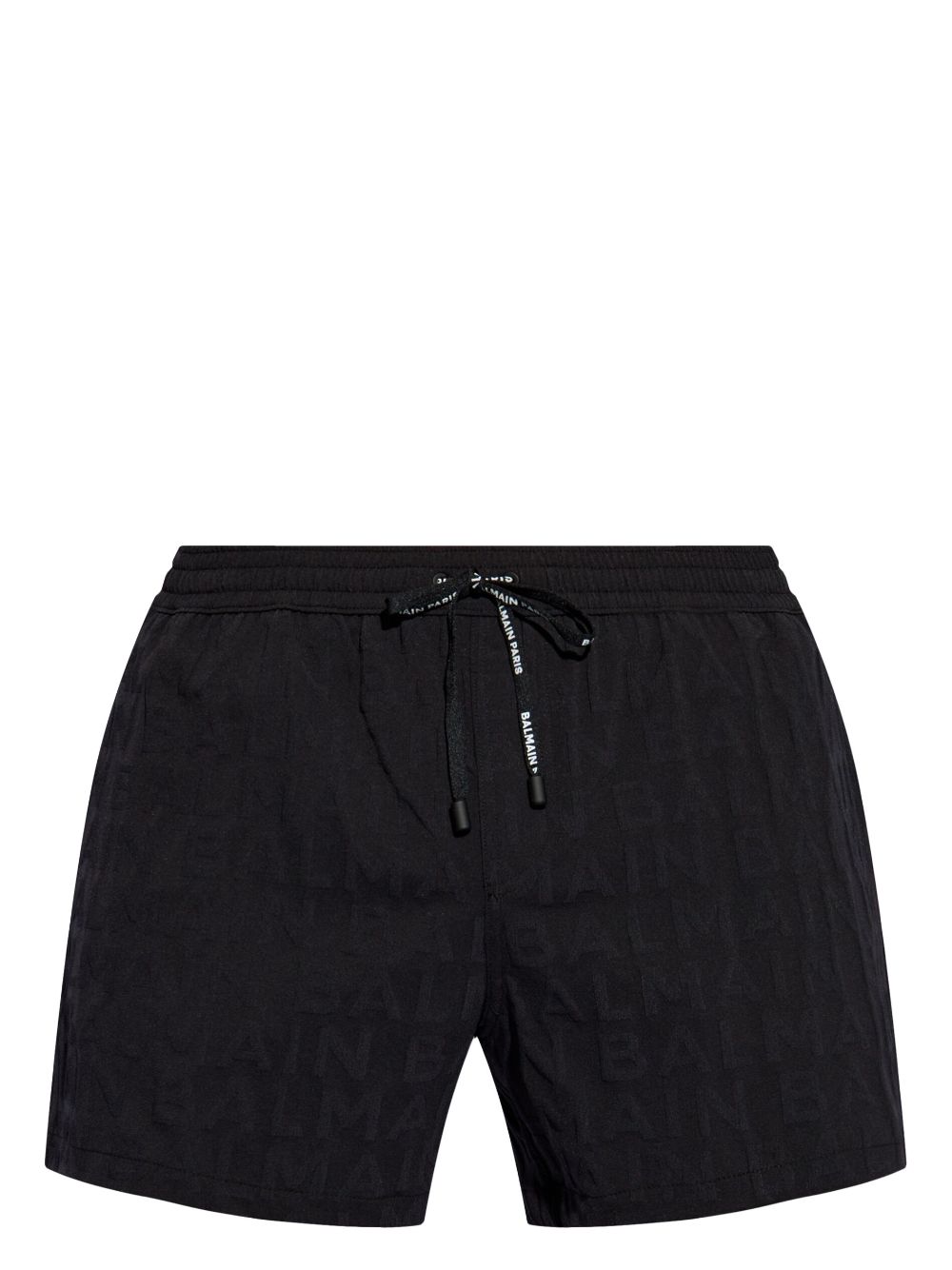 Balmain Badeshorts mit Logo-Prägung - Schwarz von Balmain