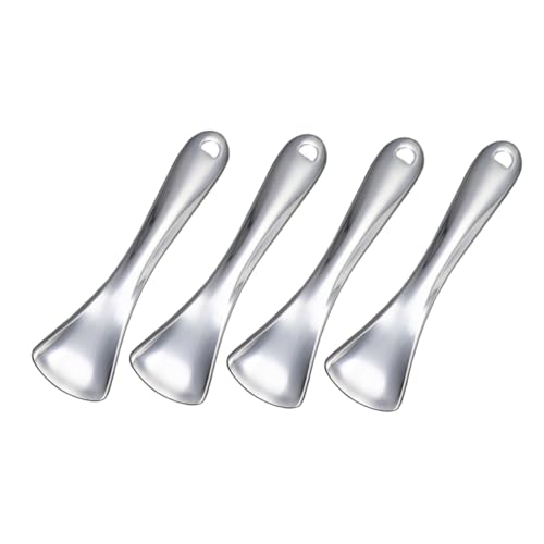 Baluue 4stücke Teiliges Kosmetikspatel Für Gesichtscreme Silberne Make-up Löffel Für Lotionen Und Augenpflege Für Damen Und Mädchen Einfach Anzuwenden Und Baluue 4stücke Teiliges Kosmetikspatel Für Gesichtscreme Silberne Make-up Löffel Für Lotionen Und Augenpflege Für Damen Und Mädchen Einfach Anzuwenden Und von Baluue