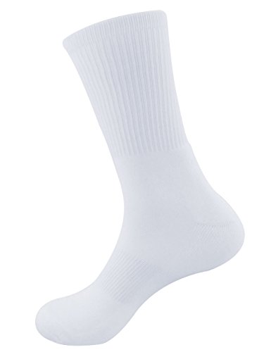 Blank Sublimation Socks/ SubReady Performance Crew Socks, White Blank, 22x22cm, 4prs No Logo Blank Sublimation Socks/ SubReady Performance Crew Socks, White Blank, 22x22cm, 4prs No Logo von BambooMN