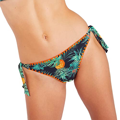 BANANA MOON Damen Dimka Palmhills Bikini-Unterteile, Schwarz, 36 von Banana Moon