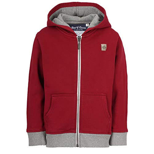 Band of Rascals Kinder Sweatjacke Basic aus Bio-Baumwolle, Brick-red, Gr. 134 von Band of Rascals