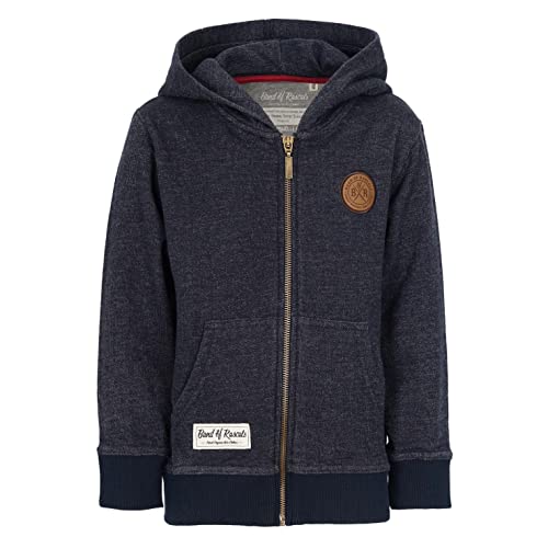 Band of Rascals Kinder Sweatjacke Denim aus Bio-Baumwolle, Navy, Gr. 98/104 von Band of Rascals