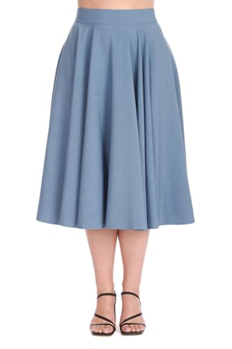 Banned Retro Tellerrock Sway Swing Blau Vintage Skirt, Größe:S Banned Retro Tellerrock Sway Swing Blau Vintage Skirt, Größe:S von Banned