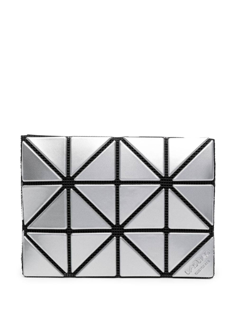 Bao Bao Issey Miyake Portemonnaie mit geometrischem Design - Silber von Bao Bao Issey Miyake