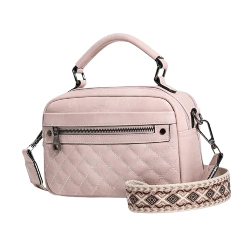 Baoblaze Damen Umhängetasche, Trendige Damenhandtasche für Pendeln, Dating, Shopping Street, Hell-pink Baoblaze Damen Umhängetasche, Trendige Damenhandtasche für Pendeln, Dating, Shopping Street, Hell-pink von Baoblaze
