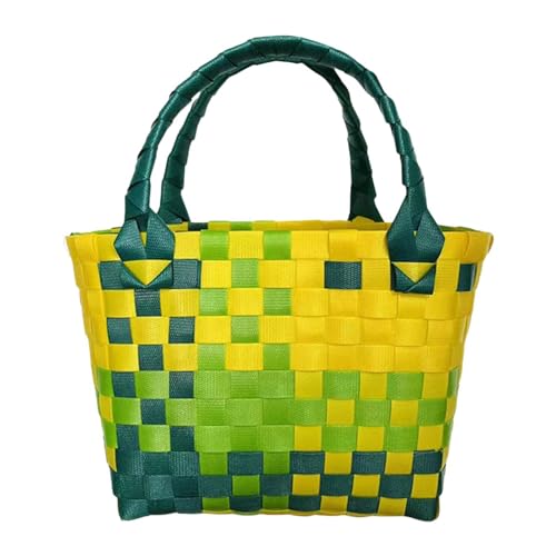 Baoblaze Gewebte Handtasche, wasserdichte, modische, tragbare Sommer-Organizer-Tasche mit offener Tragetasche, Stil H Baoblaze Gewebte Handtasche, wasserdichte, modische, tragbare Sommer-Organizer-Tasche mit offener Tragetasche, Stil H von Baoblaze