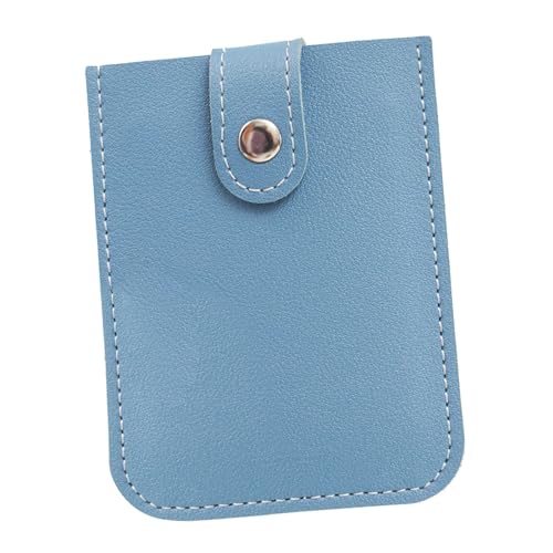 Baoblaze Kreditkarteninhaber-Organizer-Etui, tragbar, PU-, für Damen und Herren, minimalistisches Geschenk, leicht, modisch, kompakt, Taschengeldbörse, Blau von Baoblaze