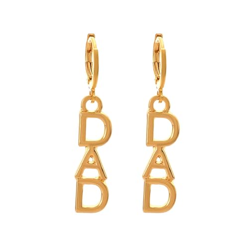 Baoblaze Muttertags-Ohrringe, Damen-Ohrringe, Valentinstagsgeschenke für Sie, Charms-Schmuck für Club, Halloween, Urlaub, Abschlussball, Papa von Baoblaze