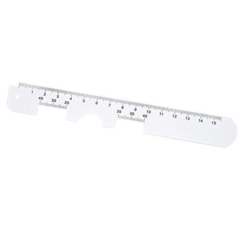 Baoblaze PD Lineal Pupillenabstand Ophthalmische PD Meter Pupillen Entfernungsmesser, Weiß, wie Beschreibung von Baoblaze