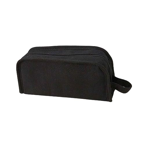 Baoblaze Stiftetui, Stifttasche, leichte Schreibwarenbox, tragbare Make-up-Tasche, Stifthalter, Stifttasche für Kinder, Kinder, Schule, Jungen und Mädchen, Schwarz von Baoblaze