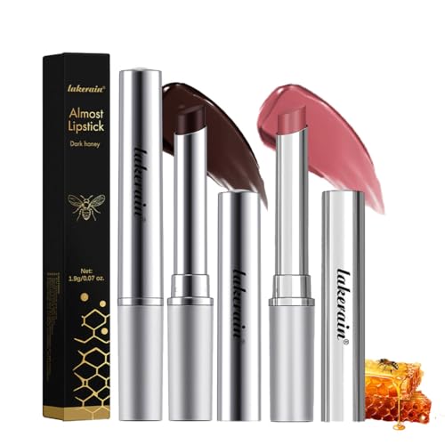 Baorder 2PCS Honig Lippenstift Getönter Lippenbalsam in Schwarz und Rosa,Hydrating Natural Glossy Honey Lip Balm,Long Lasting Moisturizing Lipstick Lip Care,Vegan Makeup Baorder 2PCS Honig Lippenstift Getönter Lippenbalsam in Schwarz und Rosa,Hydrating Natural Glossy Honey Lip Balm,Long Lasting Moisturizing Lipstick Lip Care,Vegan Makeup von Baorder
