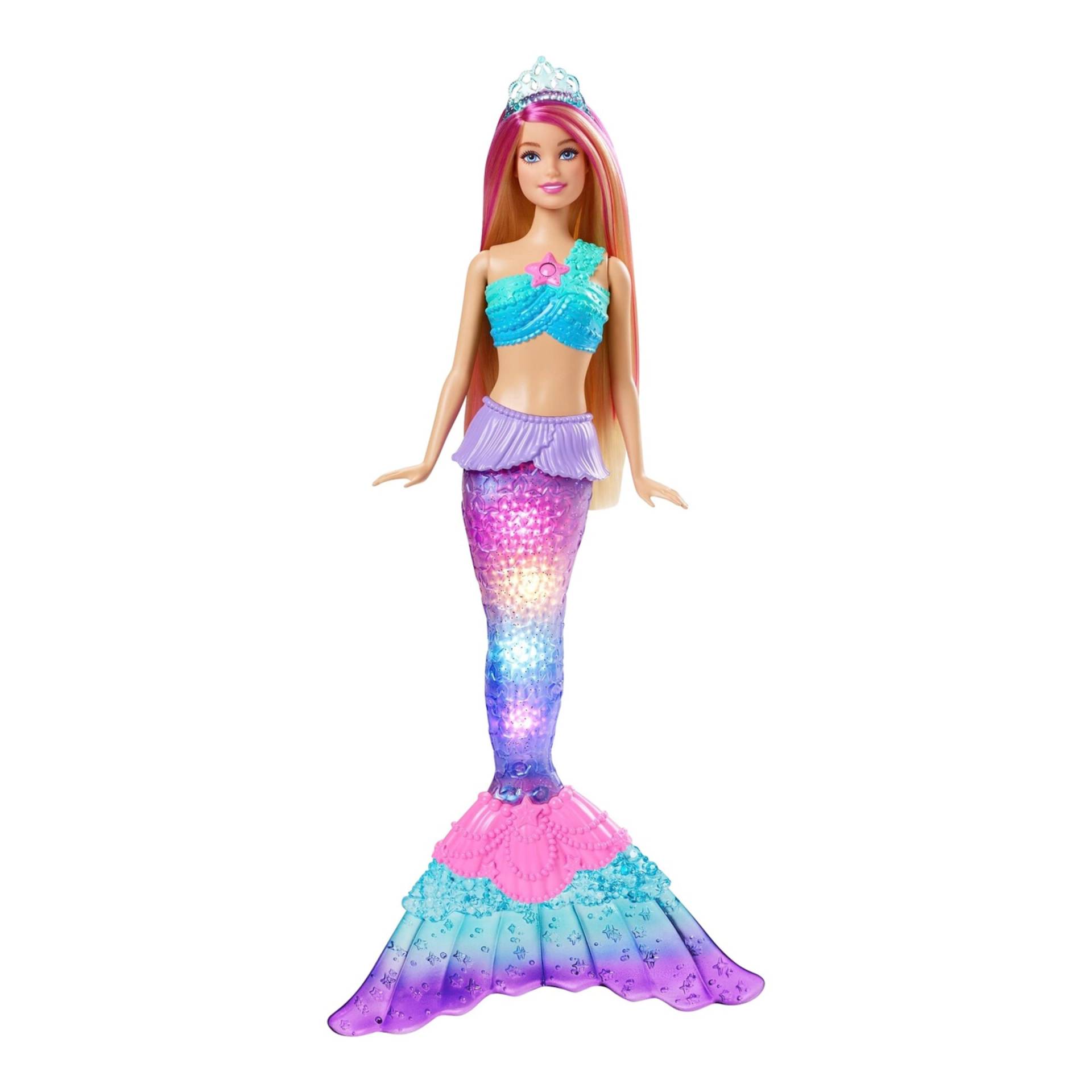 Barbie Dreamtopia Barbie Puppe Zauberlicht Meerjungfrau Malibu von Barbie