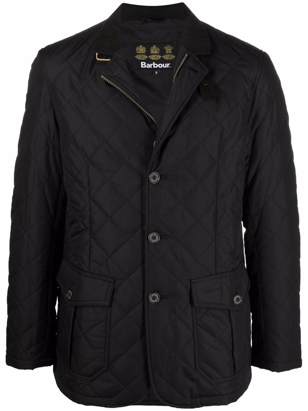 Barbour Gesteppte Lutz Jacke - Schwarz von Barbour