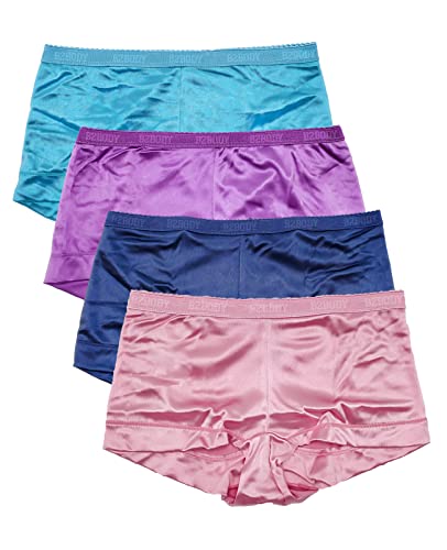 Barbra Satin Panties S bis Übergröße Boyshorts Panties für Frauen Unterwäsche 6er Pack - - 4XL Mehr von Barbra Lingerie