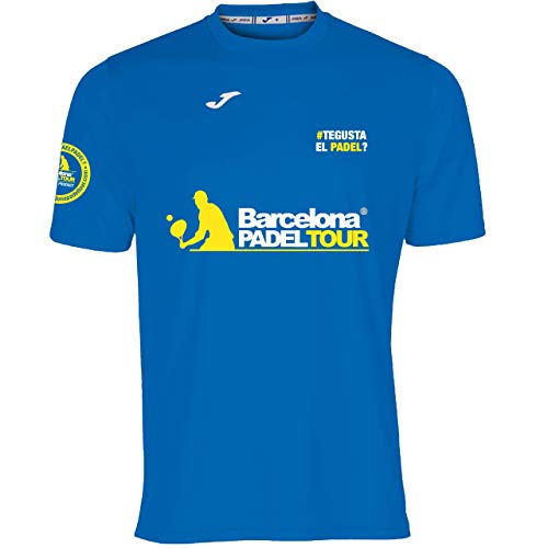 Barcelona Padel Tour - Te Gusta EL pádel Herren Kurzarm-Crew - Padel Soft Touch & Quick Dry - Sportbekleidung L von Barcelona Padel Tour