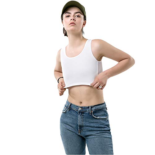 BaronHong Summer Breathable Chest Binder für Tomboy Trans Lesbian (weiß, M) von BaronHong