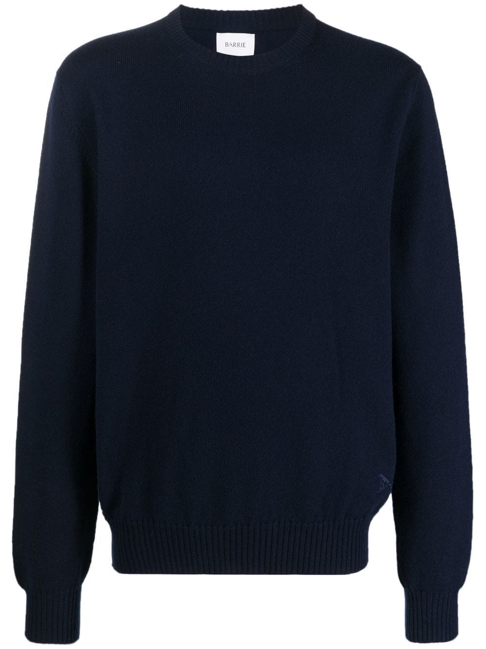 Barrie Kaschmirpullover mit rundem Ausschnitt - Blau von Barrie