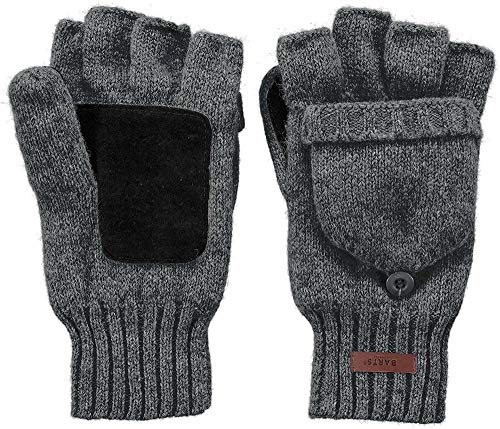 Barts Handschuhe Klapp-Fäustlinge Haakon Bumgloves 0094 charcoal 21 S/M von Barts