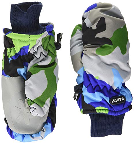 Barts Unisex-Kinder Nylon Mitts Kids Fäustlinge, CAMO BLAU, 1 von Barts