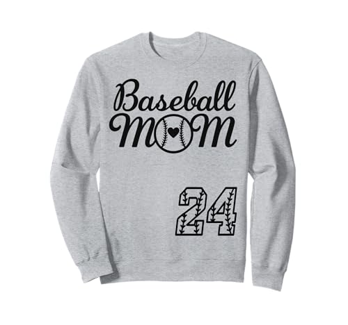 Baseball-Trikot für Mama #24 Baseball-Lieblingsspieler, Sohn-Fan Sweatshirt Baseball-Trikot für Mama #24 Baseball-Lieblingsspieler, Sohn-Fan Sweatshirt von Baseball Mom Mother's Day Baseball Jersey Gifts