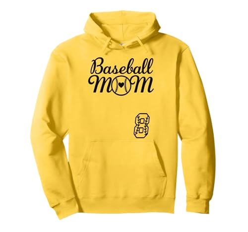 Baseball-Trikot für Mama #8 Baseball-Lieblingsspieler, Sohn-Fan Pullover Hoodie Baseball-Trikot für Mama #8 Baseball-Lieblingsspieler, Sohn-Fan Pullover Hoodie von Baseball Mom Mother's Day Baseball Jersey Gifts