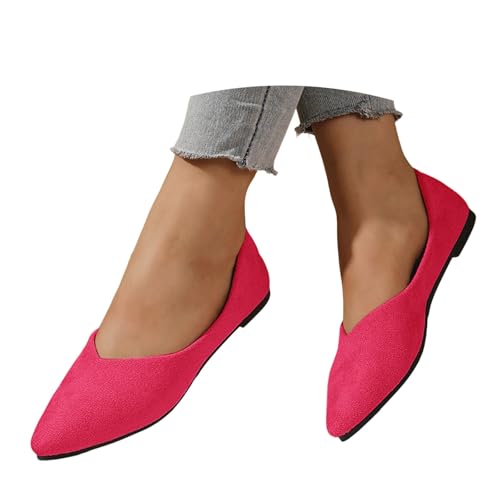 Ballerinas Damen Slip on Bequem Ballerina Schuhe - rutschfest Flache Trachtenschuhe Runde Zehe Strick Kleid Niedriger Keil Dirndl Walking Flats Für Frauen Ballerinas Damen Slip on Bequem Ballerina Schuhe - rutschfest Flache Trachtenschuhe Runde Zehe Strick Kleid Niedriger Keil Dirndl Walking Flats Für Frauen von Bastwahl