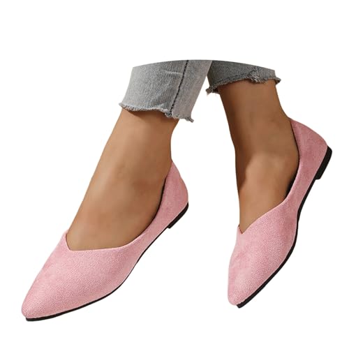 Damen Ballerina Flache Schuhe - Walking Flats Für Frauen Runde Zehe Strick Kleid rutschfest Trachtenschuhe Niedriger Keil Slip on Dirndl Damen Ballerina Flache Schuhe - Walking Flats Für Frauen Runde Zehe Strick Kleid rutschfest Trachtenschuhe Niedriger Keil Slip on Dirndl von Bastwahl