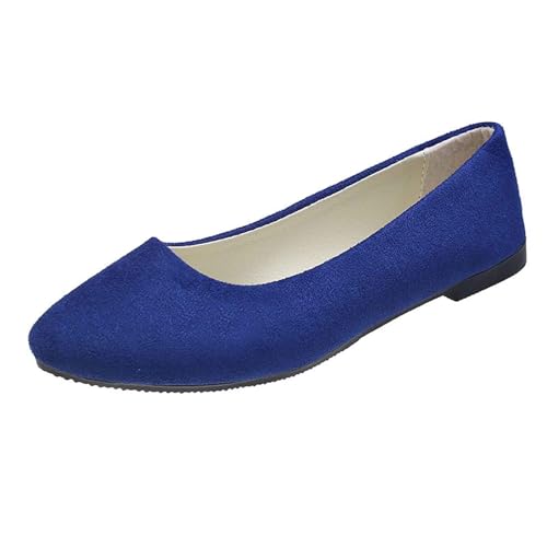 Damen Ballerina Flache Schuhe - rutschfest Trachtenschuhe Niedriger Keil Slip on Dirndl Walking Flats Für Frauen Runde Zehe Strick Kleid Damen Ballerina Flache Schuhe - rutschfest Trachtenschuhe Niedriger Keil Slip on Dirndl Walking Flats Für Frauen Runde Zehe Strick Kleid von Bastwahl