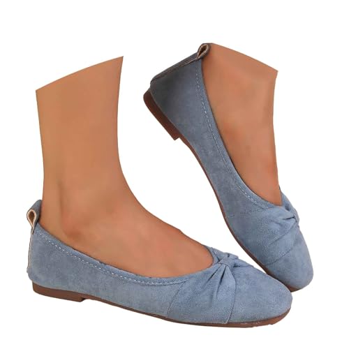 Damen Strick-Ballerinas Mit Rundkappe Flache Slip-On Schuhe - Niedriger Keil Slip on Ballerina Dirndl Walking Flats Für Frauen Runde Zehe Strick Kleid rutschfest Trachtenschuhe Damen Strick-Ballerinas Mit Rundkappe Flache Slip-On Schuhe - Niedriger Keil Slip on Ballerina Dirndl Walking Flats Für Frauen Runde Zehe Strick Kleid rutschfest Trachtenschuhe von Bastwahl