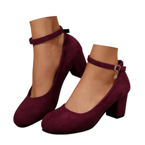 Mary Jane Schuhe Damen Riemen Pumps Halbschuhe Heels - Seicht Mund Japanisch Ballerina Süß Lolita Prinzessin Runde Zehe Wohnungen Retro Schnalle Brautschuhe Mary Jane Schuhe Damen Riemen Pumps Halbschuhe Heels - Seicht Mund Japanisch Ballerina Süß Lolita Prinzessin Runde Zehe Wohnungen Retro Schnalle Brautschuhe von Bastwahl