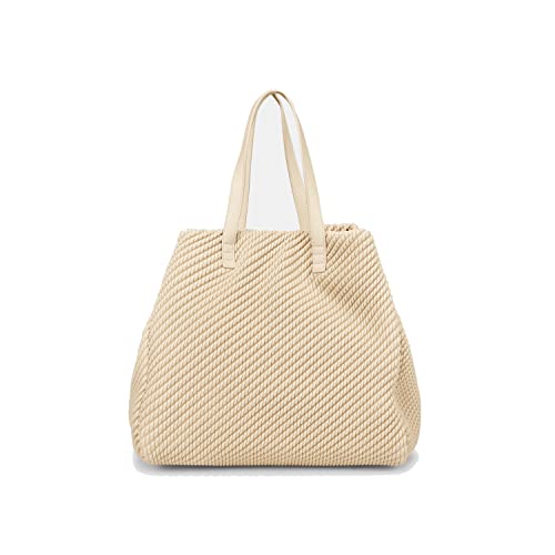 Bata Shopper-Tasche Mit Raffiabast-Effekt Sommer bequeme elegant lässig casual einzigartige von Bata