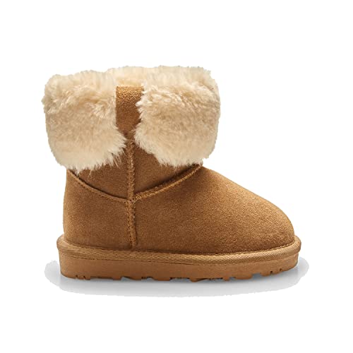 Bata Wildleder große Stiefel mit falschem Fell Mädchen Kind bequeme elegant lässig casual einzigartige Winter von Bata