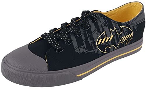 Batman Tech Unisex Sneaker schwarz EU38 Textil Casual Wear, DC Comics, Fan-Merch, Filme von Batman