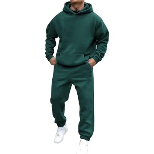 Battnot Jogginganzug Herren Sportbekleidung Trainingsanzug Herren Einfarbig Hoodie Mit Kapuze Langarm Mit Taschen Hausanzug 2-Teilig Kapuzenpullover Jogginghose Jogginganzug Set Klassisch Sportanzug Battnot Jogginganzug Herren Sportbekleidung Trainingsanzug Herren Einfarbig Hoodie Mit Kapuze Langarm Mit Taschen Hausanzug 2-Teilig Kapuzenpullover Jogginghose Jogginganzug Set Klassisch Sportanzug von Battnot