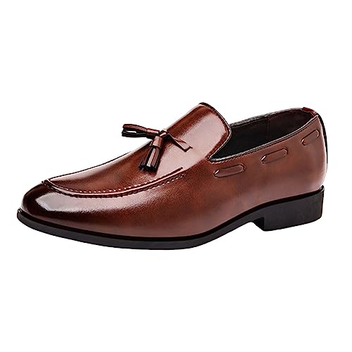 Battnot Lederschuhe Herren Anzugschuhe Klassischer Business Lederschuhe Derby Oxfords Hochzeit Schuhe Anzugschuhe Herren Schnürschuhe Klassischer Business Derby Formell Business Casual Schuhe von Battnot