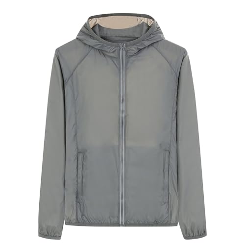 Battnot Regenjacke Herren Wasserdicht Atmungsaktiv Sonnenschutz Packbare Ultraleichte Windjacke Fahrrad Regenmantel mit Kapuze Einfarbig Outdoorjacke Atmungsaktiv Dünne jacke regenponcho für Herren Battnot Regenjacke Herren Wasserdicht Atmungsaktiv Sonnenschutz Packbare Ultraleichte Windjacke Fahrrad Regenmantel mit Kapuze Einfarbig Outdoorjacke Atmungsaktiv Dünne jacke regenponcho für Herren von Battnot