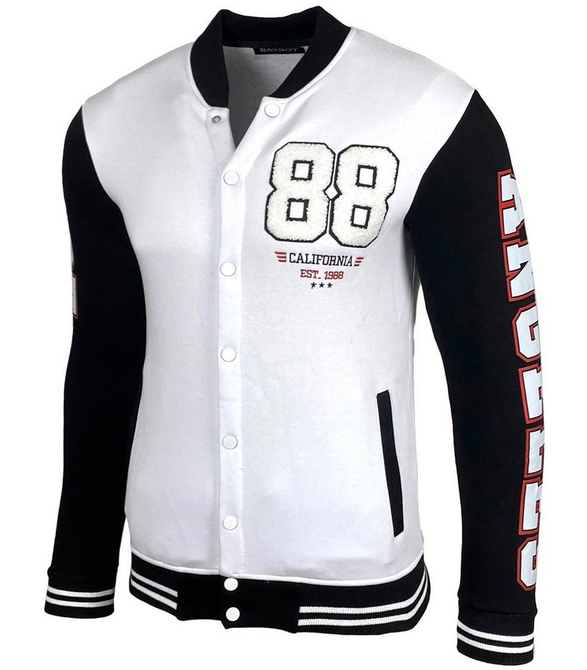 Baxboy Hoodie Baxboy Herren College Baseball Jacke Übergangsjacke Stehkragen von Baxboy