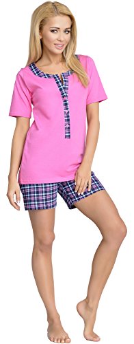 Be Mammy Damen Schlafanzug Stillpyjama J5ST3N2 (Rosa, M) von Be Mammy