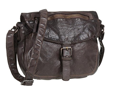 Bear Design Handtasche Damen Tasche Leder Schultertasche Cow Lavato braun von Bear-Design