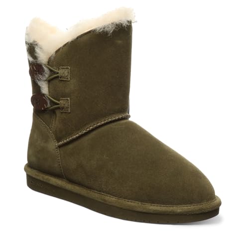 Bearpaw Damen Rosaline Stiefelette, Dark Olive, 41 EU von Bearpaw